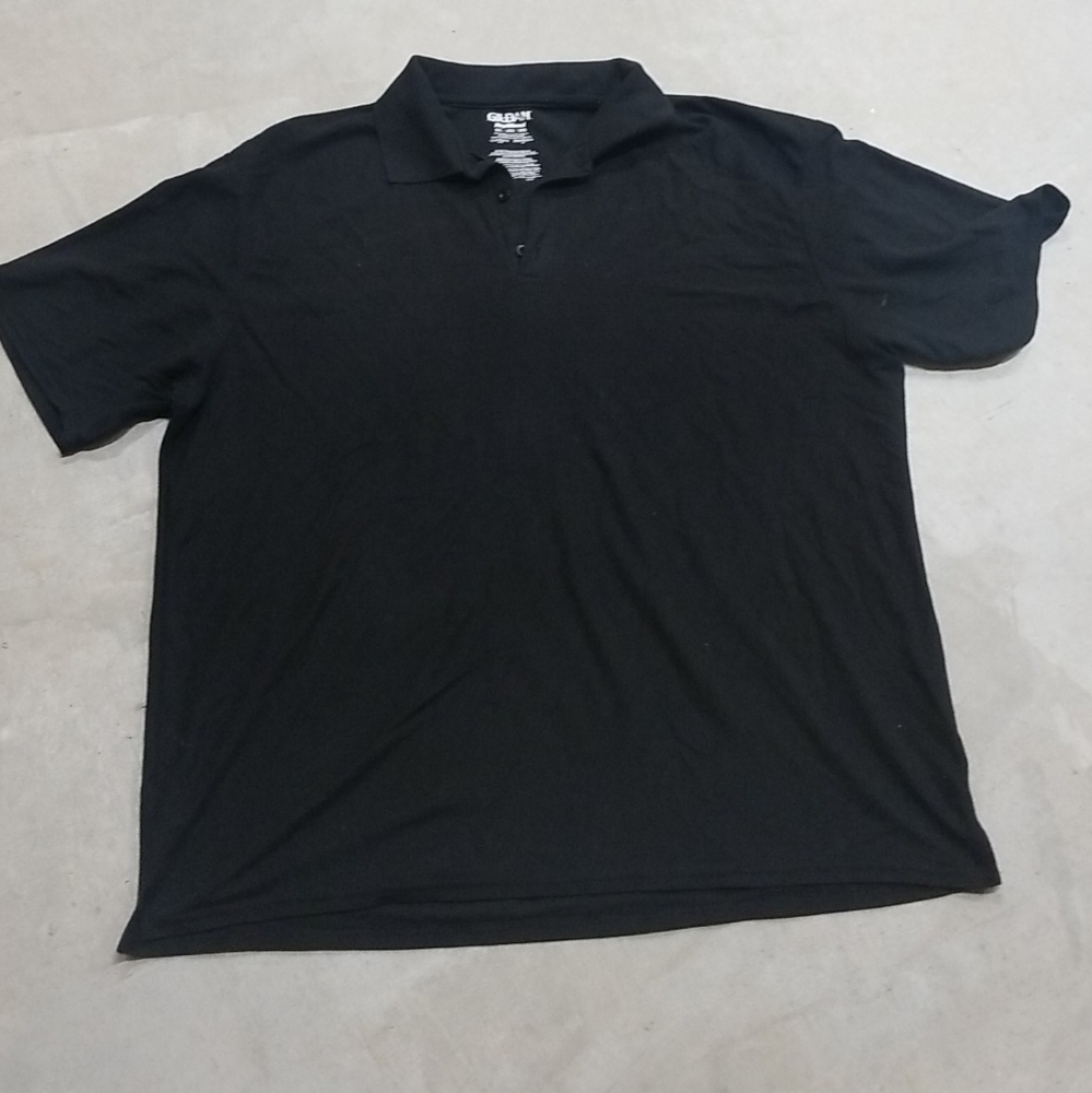 Black collared Tee